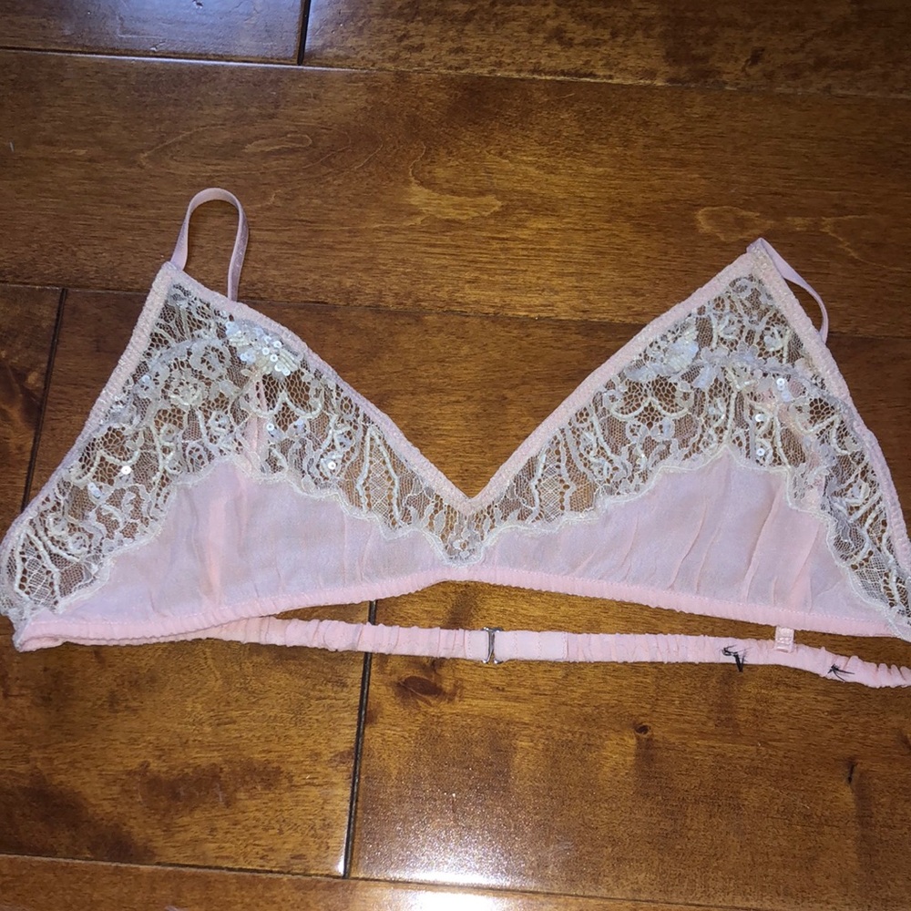 3/$15 beaded triangle bra